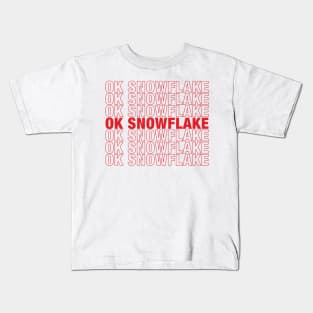 Ok Snowflake Kids T-Shirt